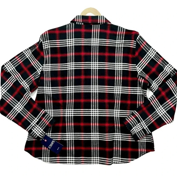 NWT Chaps Ralph Lauren Plaid Zip Up Jacket - Picture 5 of 5